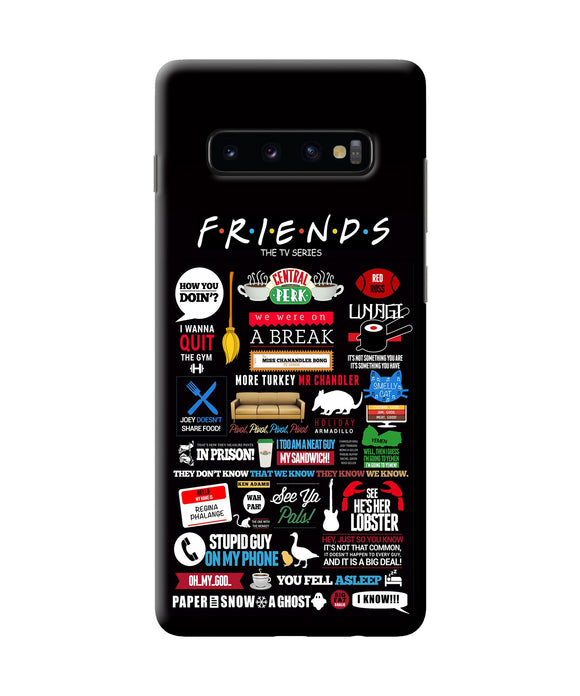 Friends Samsung S10 Plus Back Cover