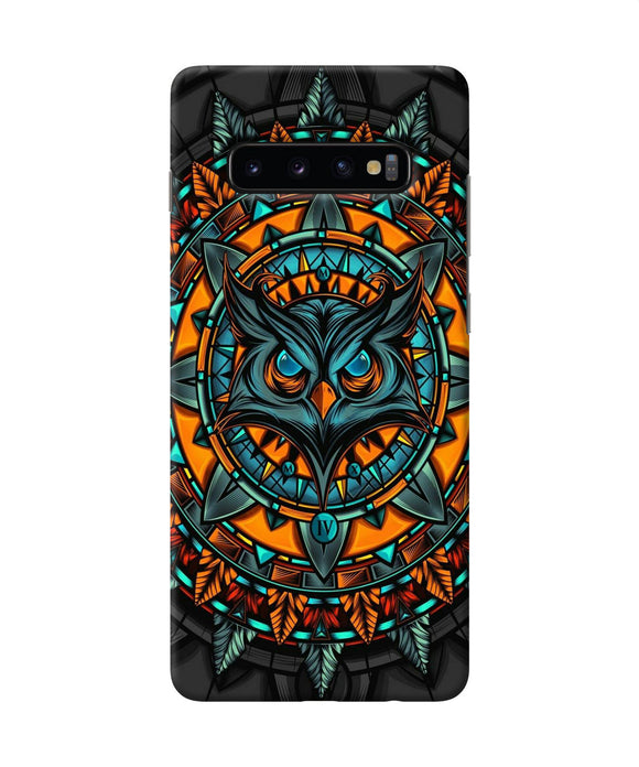 Angry Owl Art Samsung S10 Plus Back Cover