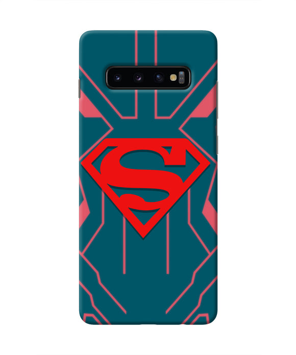 Superman Techno Samsung S10 Plus Real 4D Back Cover
