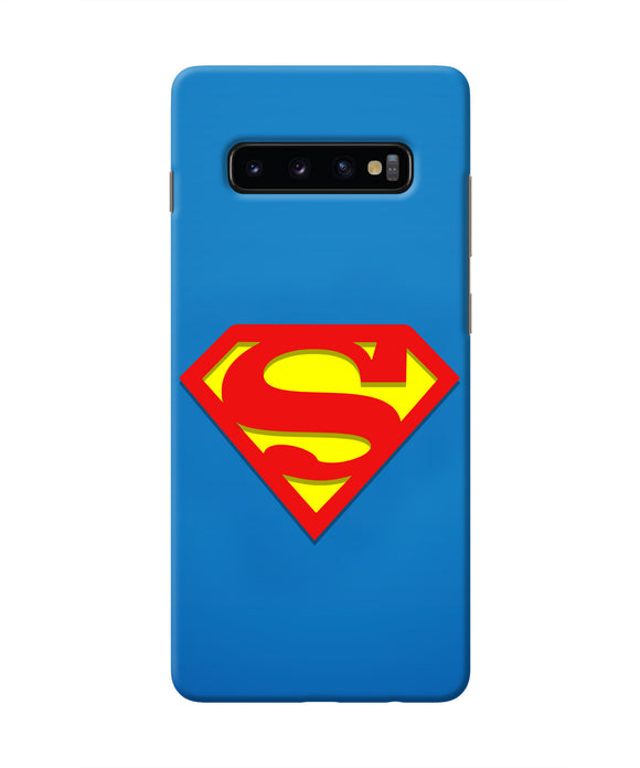 Superman Blue Samsung S10 Plus Real 4D Back Cover