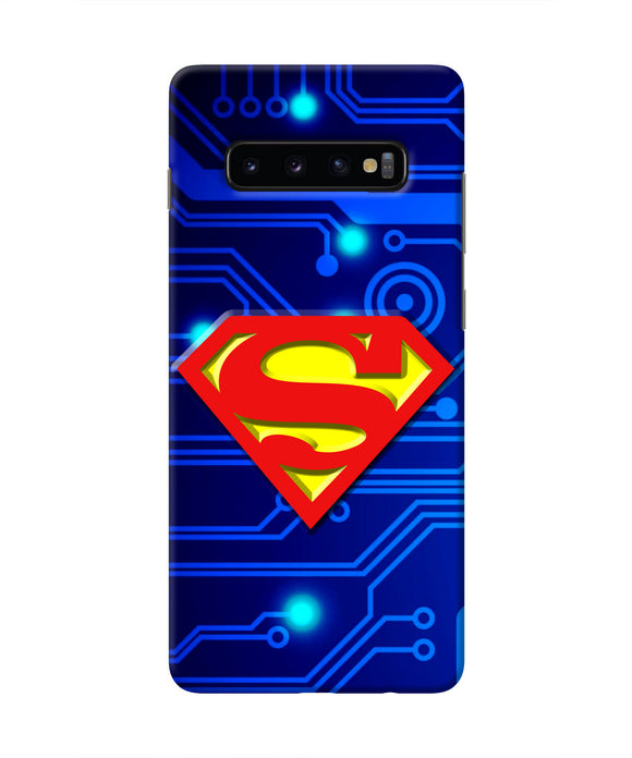 Superman Abstract Samsung S10 Plus Real 4D Back Cover