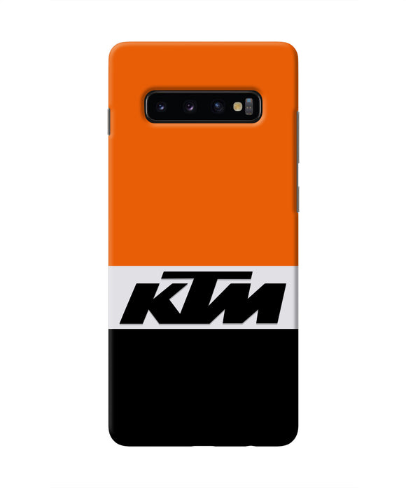 KTM Colorblock Samsung S10 Plus Real 4D Back Cover