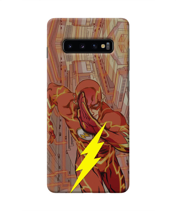 Flash Running Samsung S10 Plus Real 4D Back Cover