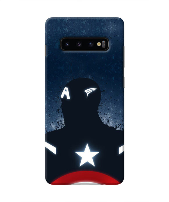 Captain america Shield Samsung S10 Plus Real 4D Back Cover