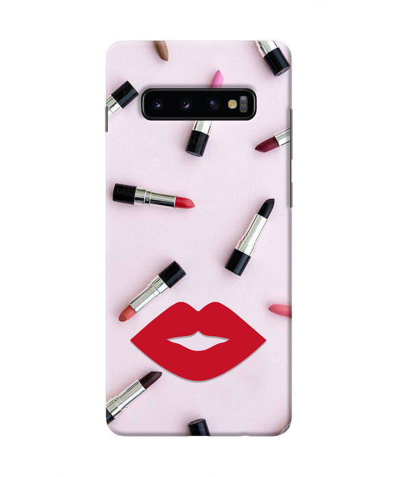 Lips Lipstick Shades Samsung S10 Plus Real 4D Back Cover