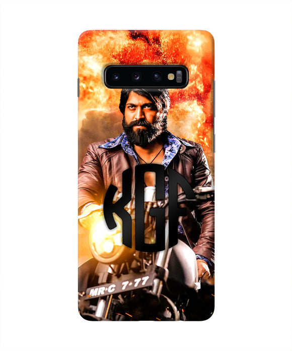 Rocky Bhai on Bike Samsung S10 Plus Real 4D Back Cover