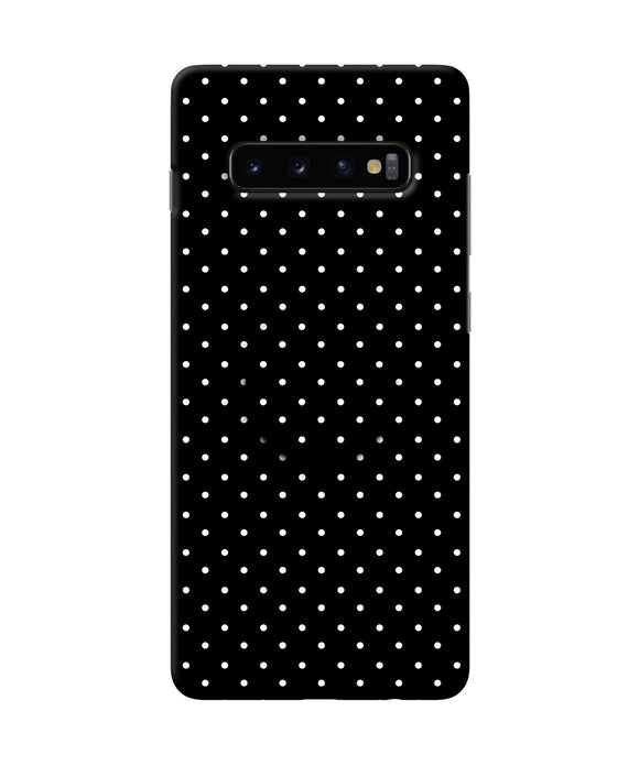 White Dots Samsung S10 Plus Pop Case