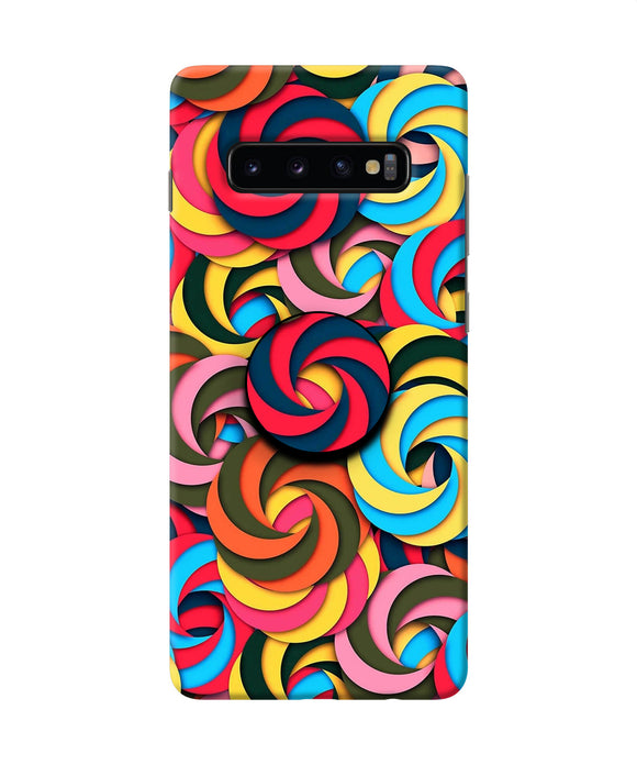 Spiral Pattern Samsung S10 Plus Pop Case