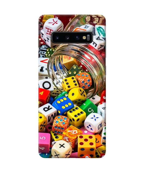 Colorful Dice Samsung S10 Plus Back Cover