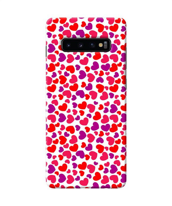 Heart Print Samsung S10 Plus Back Cover