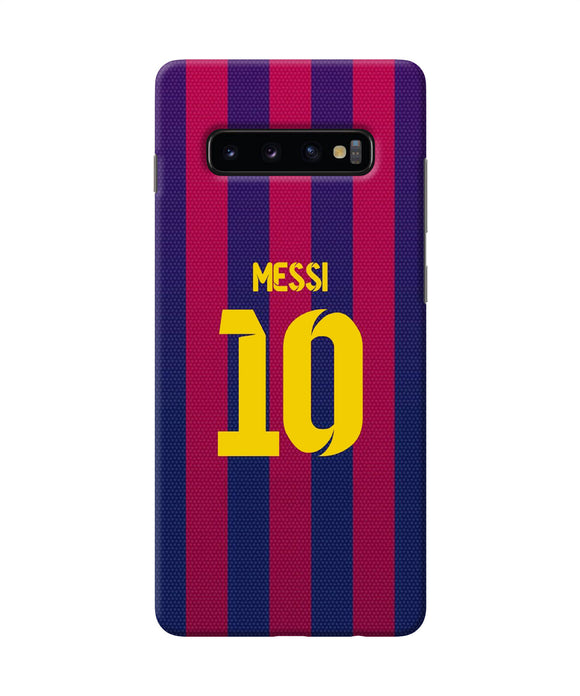 Messi 10 Tshirt Samsung S10 Plus Back Cover