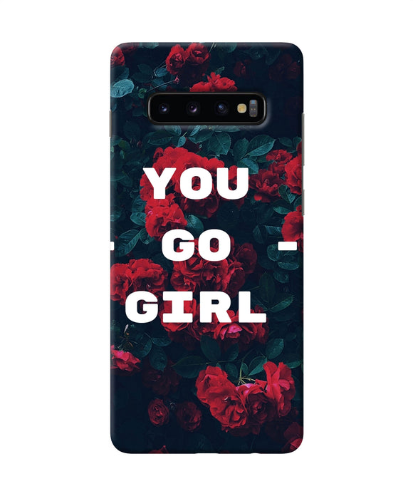 You Go Girl Samsung S10 Plus Back Cover
