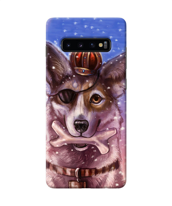 Pirate Wolf Samsung S10 Plus Back Cover
