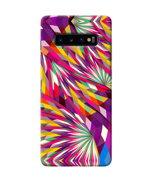 Abstract Colorful Print Samsung S10 Plus Back Cover
