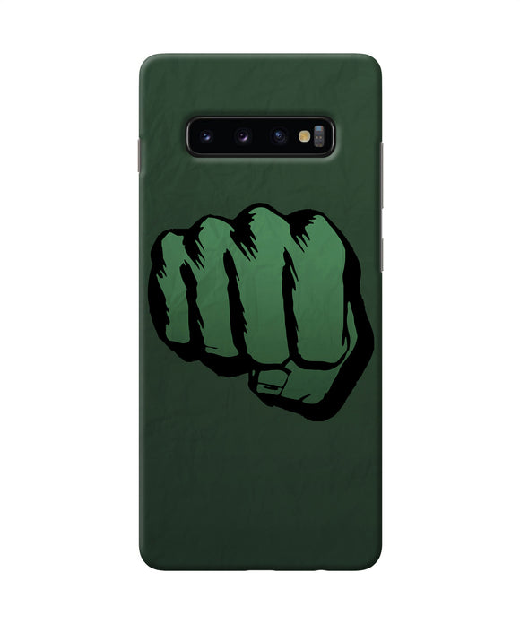 Hulk Smash Logo Samsung S10 Plus Back Cover