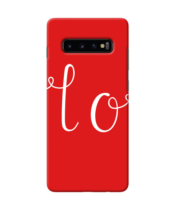 Love One Samsung S10 Plus Back Cover