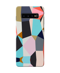 Abstract Colorful Shapes Samsung S10 Plus Back Cover