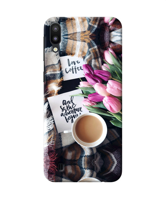 Love Coffee Quotes Samsung M10 Back Cover