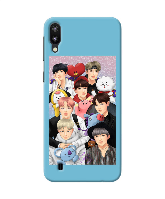 BTS with animals Samsung M10 Back Cover