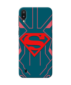 Superman Techno Samsung M10 Real 4D Back Cover