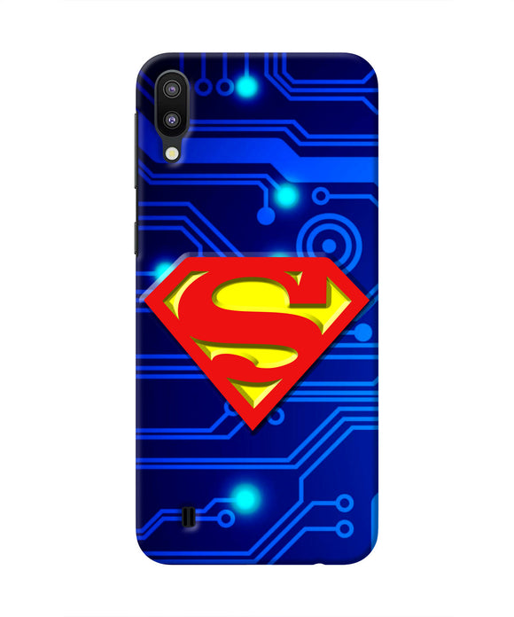 Superman Abstract Samsung M10 Real 4D Back Cover