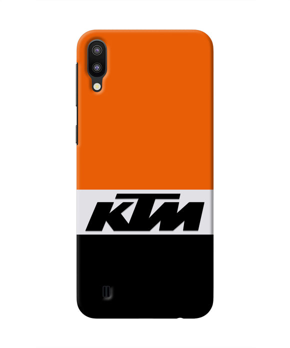 KTM Colorblock Samsung M10 Real 4D Back Cover