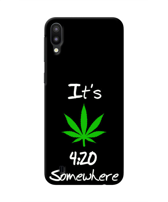 Weed Quote Samsung M10 Real 4D Back Cover