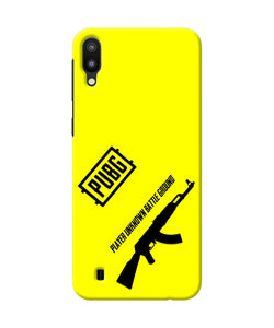 PUBG AKM Gun Samsung M10 Real 4D Back Cover