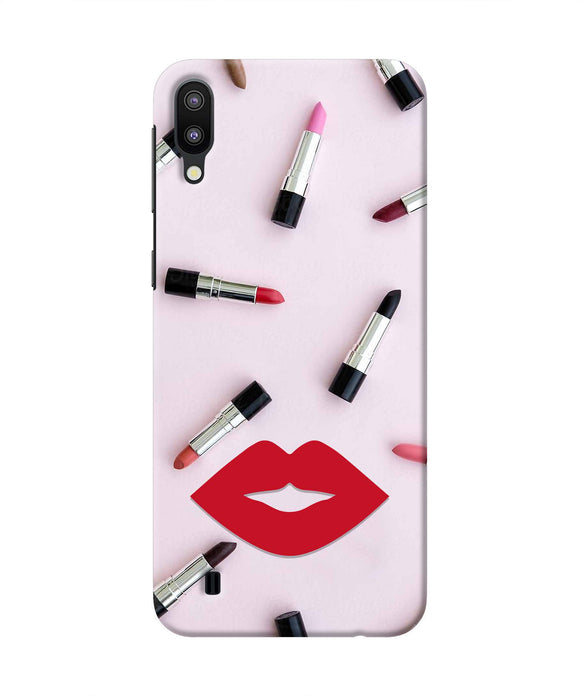 Lips Lipstick Shades Samsung M10 Real 4D Back Cover