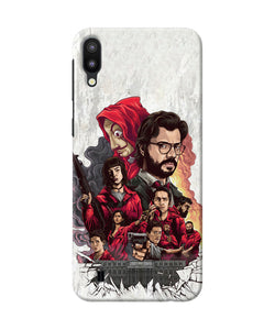 Money Heist Poster Samsung M10 Back Cover