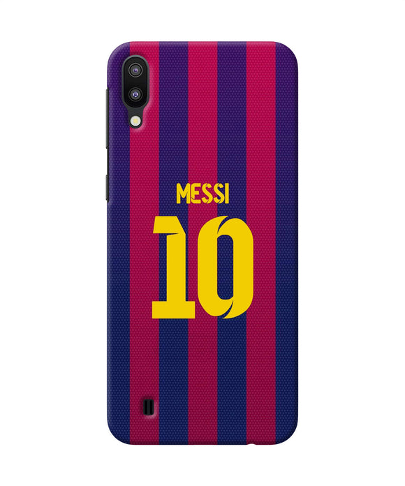 Messi 10 Tshirt Samsung M10 Back Cover