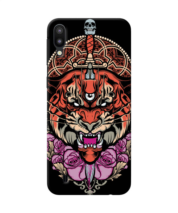 Abstract Tiger Samsung M10 Back Cover
