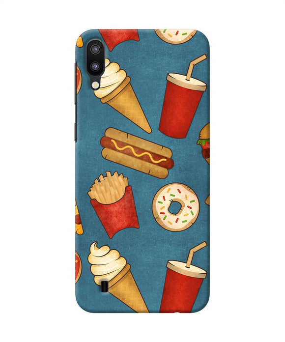 Abstract Food Print Samsung M10 Back Cover