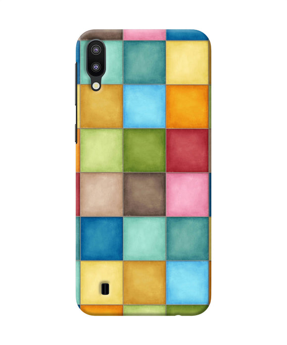 Abstract Colorful Squares Samsung M10 Back Cover