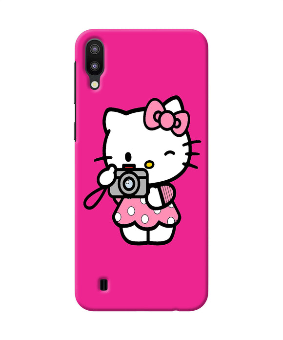 Hello Kitty Cam Pink Samsung M10 Back Cover