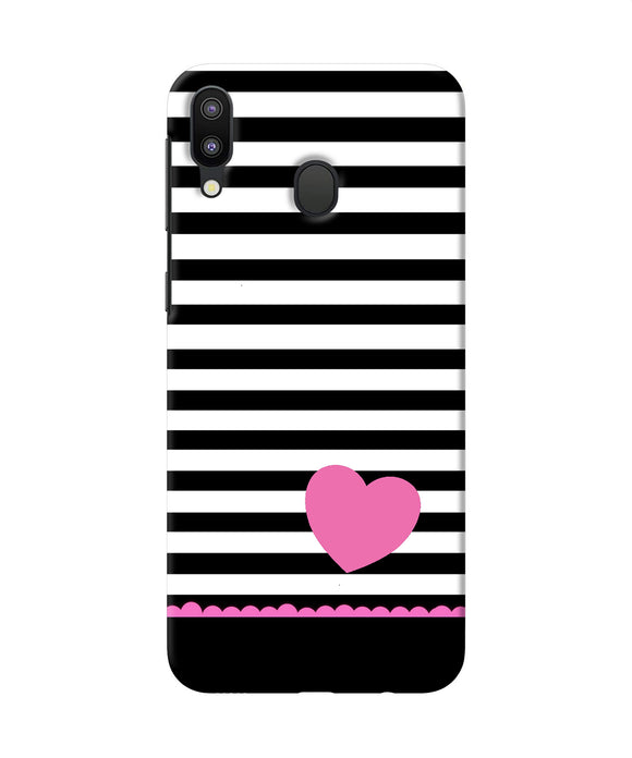 Abstract Heart Samsung M20 Back Cover