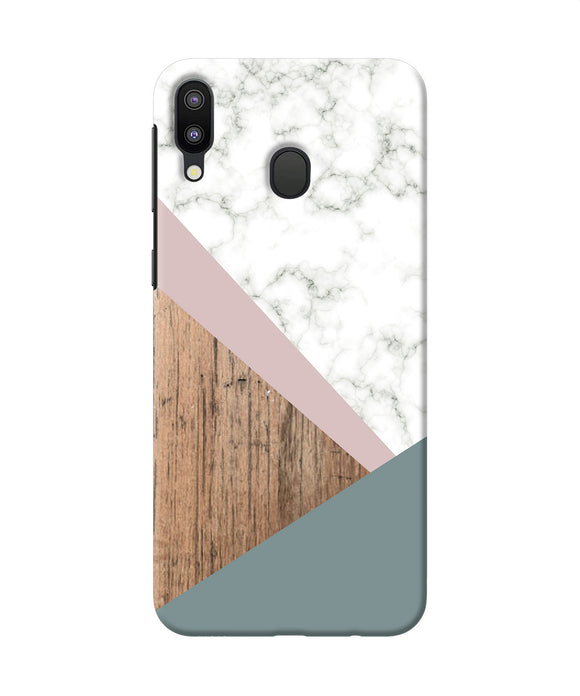 Marble Wood Abstract Samsung M20 Back Cover