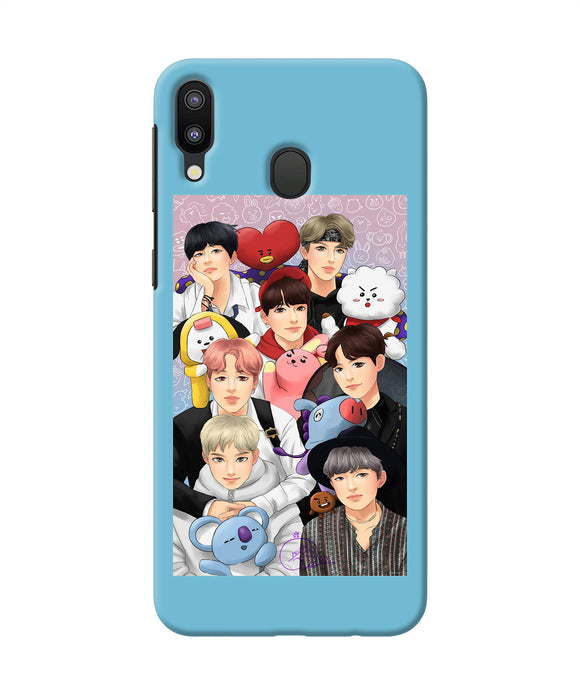 BTS with animals Samsung M20 Back Cover