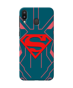 Superman Techno Samsung M20 Real 4D Back Cover