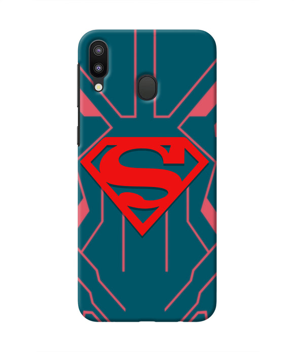 Superman Techno Samsung M20 Real 4D Back Cover