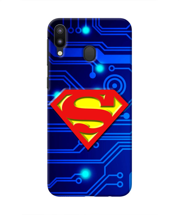 Superman Abstract Samsung M20 Real 4D Back Cover