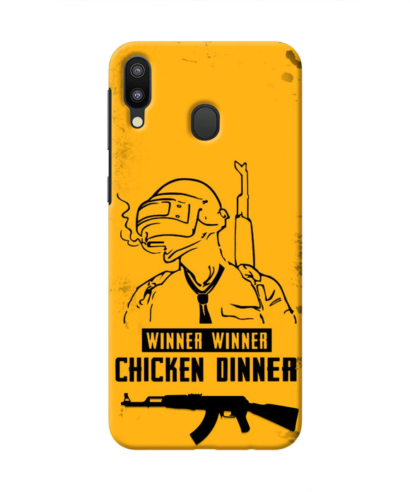 PUBG Chicken Dinner Samsung M20 Real 4D Back Cover