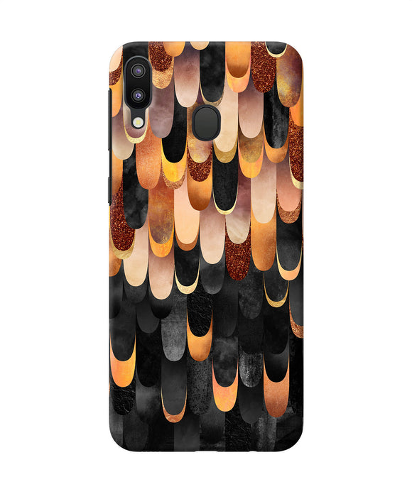 Abstract Wooden Rug Samsung M20 Back Cover