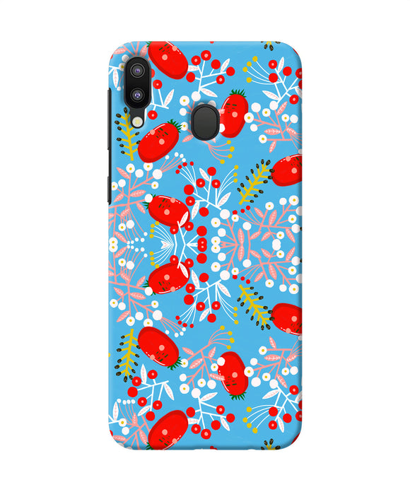 Small Red Animation Pattern Samsung M20 Back Cover