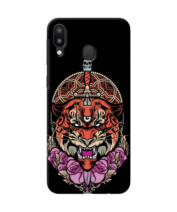 Abstract Tiger Samsung M20 Back Cover