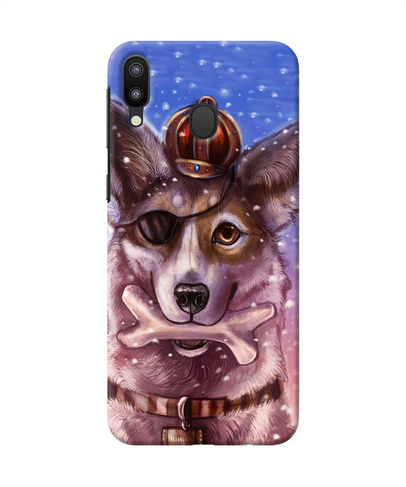 Pirate Wolf Samsung M20 Back Cover