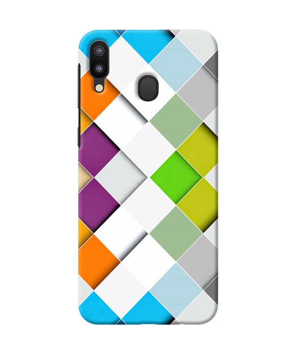 Abstract Color Box Samsung M20 Back Cover