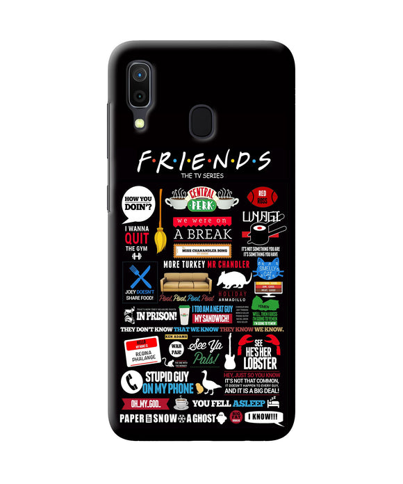 Friends Samsung A30 Back Cover