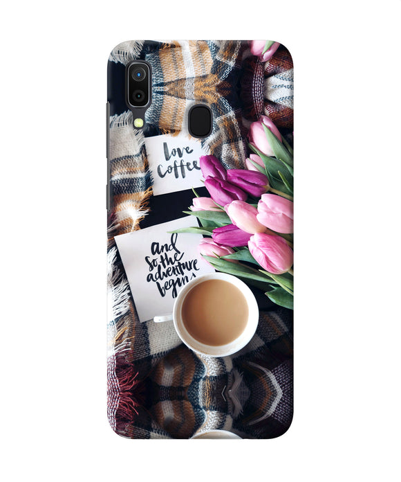 Love Coffee Quotes Samsung A30 Back Cover