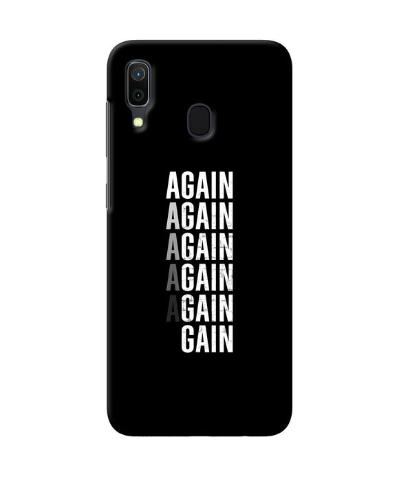 Again Again Gain Samsung A30 Back Cover